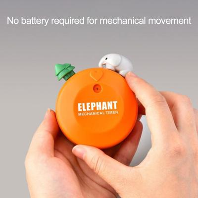 Модный точный прозрачный таймер для выпечки в форме милого мультяшного слона, кухонный таймер, домашний инструмент