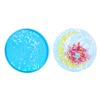 Flexible Resin Coaster Molds Holographic Coaster Moulds Lotusflower Shaped Cup Pad Mold Silicone for Coaster