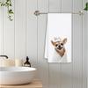 Funny Chihuahua Hand Towels for Bathroom, Chihuahua Gifts Decorative Towels for Bathroom Washroom, Chihuahuas Lover Mom Gifts, 16x24 Inch