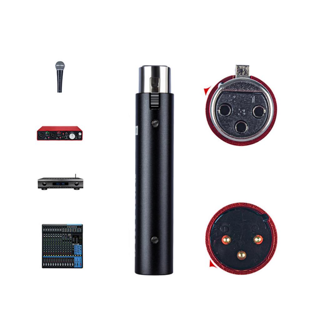 Линейный микрофонный префикс 28 дБ с высоким коэффициентом усиления DM1 для трансляции новостей в прямом эфире