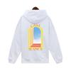 Casablanca Style Hoodie Teens Loose Fit Pullover Sweatshirt Casual Wear