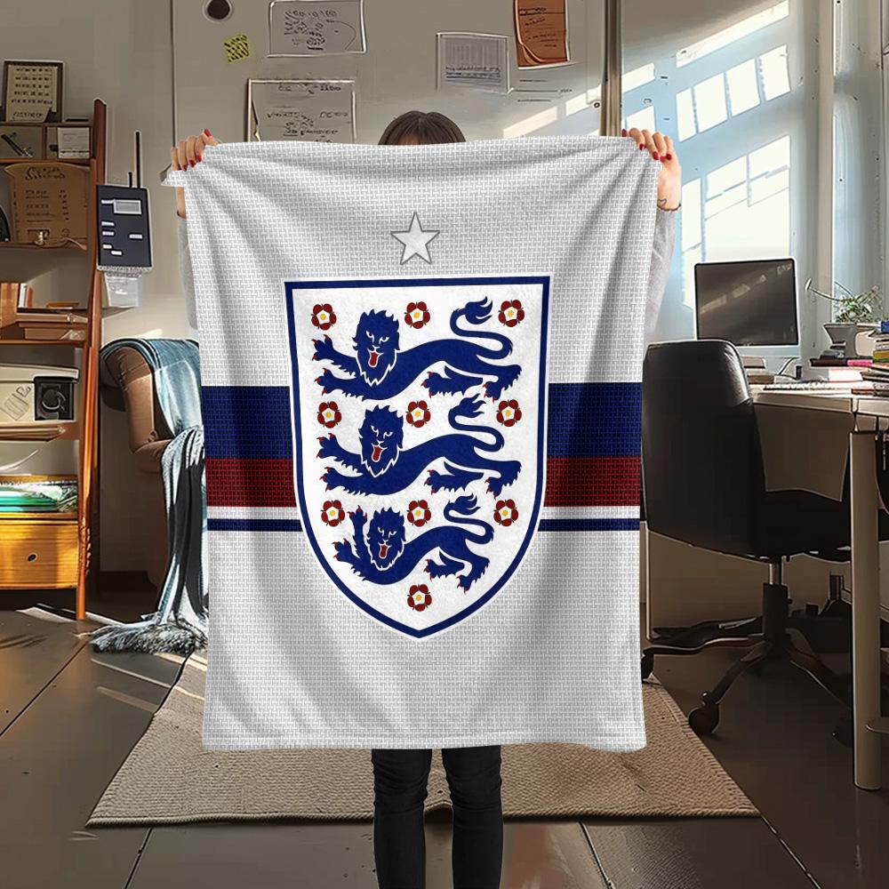 England National Men's Football Team2 Flannel Blanket, High quality Comfortable for All Seasons, Home Decor, Warmth and Comfort