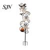 Decorative Iron Signs for Garden Halloween Ghost Stake, Cute Ghosts 2D Flat Metal Yard Theme Holiday Outdoor Decor Sign, Decoration Lawn Pathway Patio
