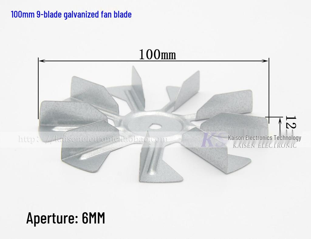 Мотор Лопасти Вентилятора Паровой Печи Аэрофритюрницы из Нержавеющей Стали 304: 20 мм, 19 мм, 0 мм, 11 мм Оцинкованный лист.
