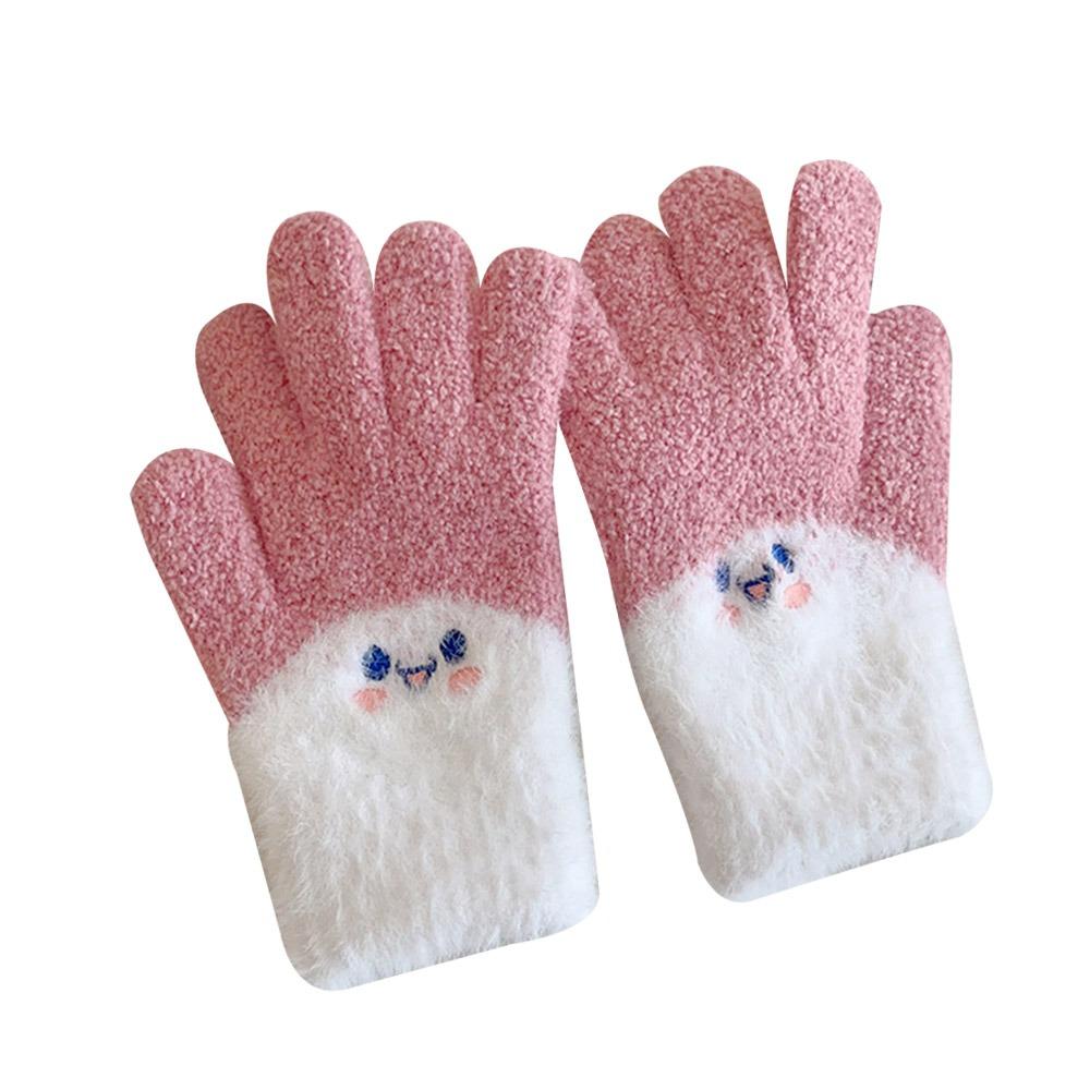Coldproof Kids Winter Gloves Windproof Baby Gloves Cute Children Mittens for 7-15 Years Old Toddler