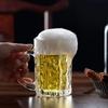 330/360 мл пивные бокалы кружка большой емкости толстая пивная кружка стеклянная хрустальная стеклянная чашка прозрачная с ручкой для клуба бар вечеринка дома