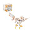 BEASTBOX 52TOYS BB-41 WHITENOISE Трансформирующаяся игрушка, Куб в ПтицуСову, Предварительно окрашенная, Высокоподвижная фигурка действия, Трансформируется из Меха-Зверя в