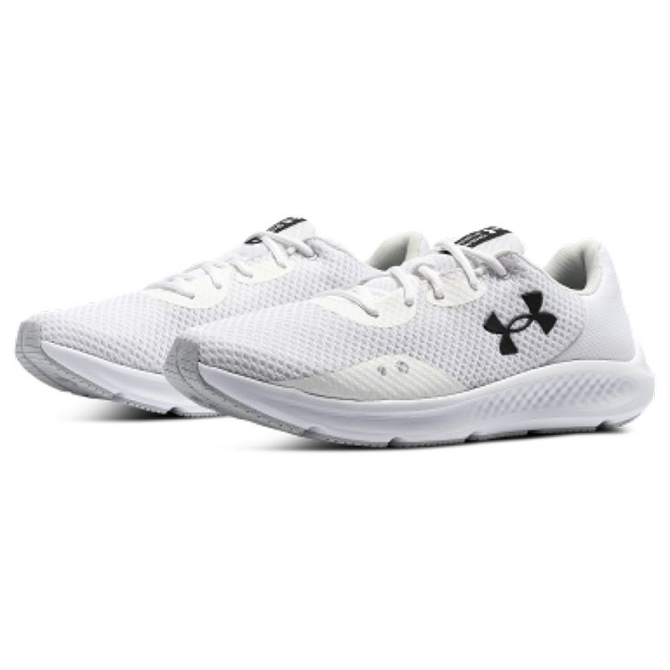 Under Armour Кроссовки Charged Pursuit 3 Белые Черные Мужские 3024878-102