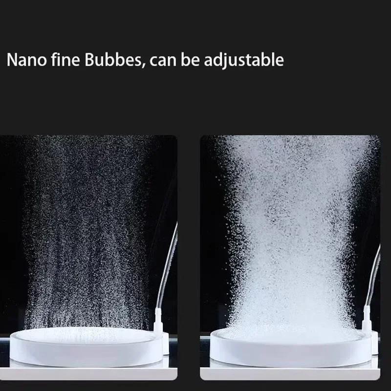 35/50/80/100 мм аквариумный нано-аэратор для аквариума с кислородом, пузырьковый насос для пруда, аксессуары для гидропонной системы подачи кислорода