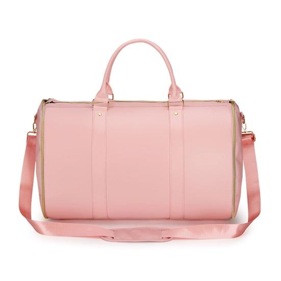 Складная дорожная сумка с несколькими отделениями, водонепроницаемая искусственная кожа, надежная дорожная сумка с ручкой и плечевым ремнем, не мнется