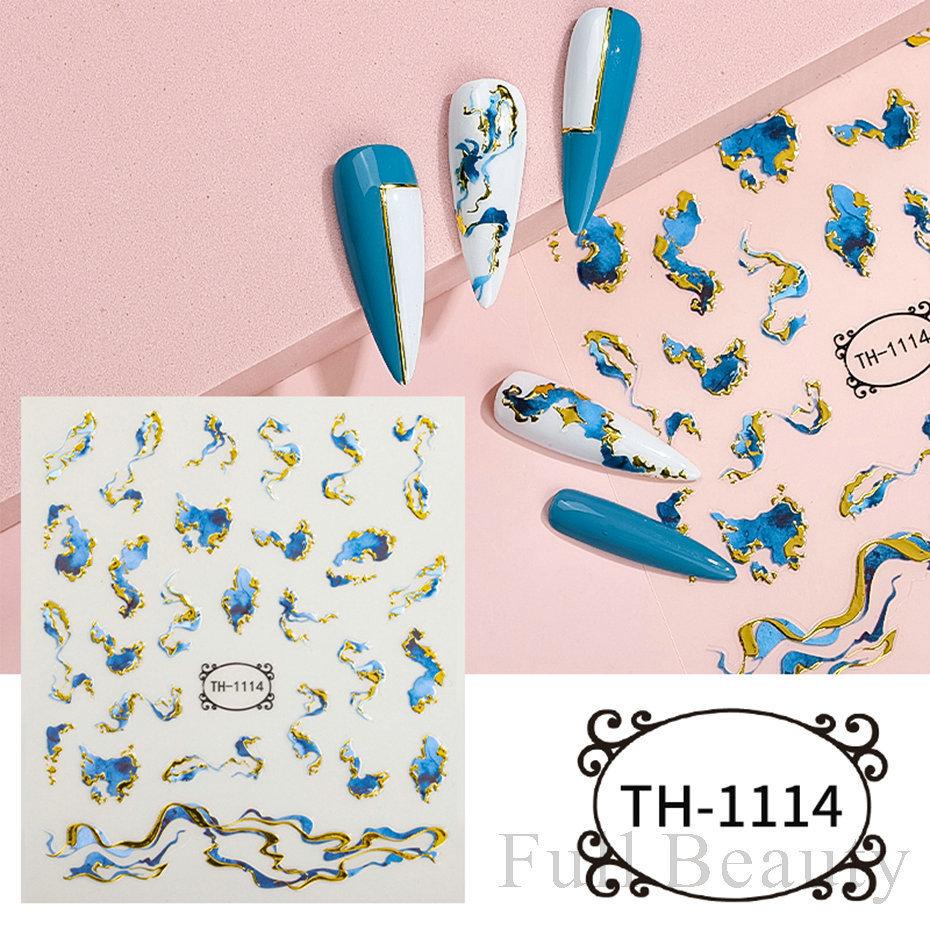 Nail Art Sticker, European And American Style Snake Year Cartoon Snake Pattern Small Spirit Snake Thin Tough Adhesive Nail Sticker