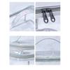 Portable Clear Makeup Bag 2 Layers Zipper Cosmetics Bags Travel Storage Pouch