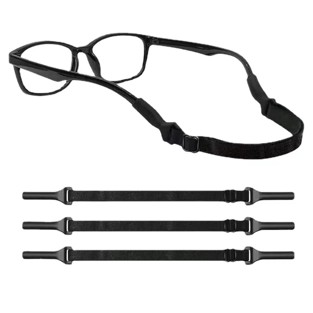 Adjustable Silicone Glasses Straps Sunglass Chain Sports Eyeglass Rope Band Cord Holder Elastic Anti Slip String