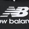 New Balance Мужская толстовка с капюшоном Essentials Stacked Logo Mt03558 Bk