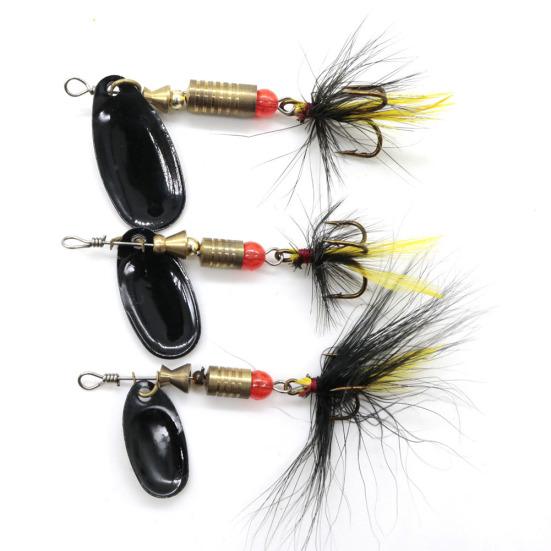 Портативные Острые Крючки Спиннер Вращающиеся Искусственные Приманки Рыболовная Приманка Аксессуар