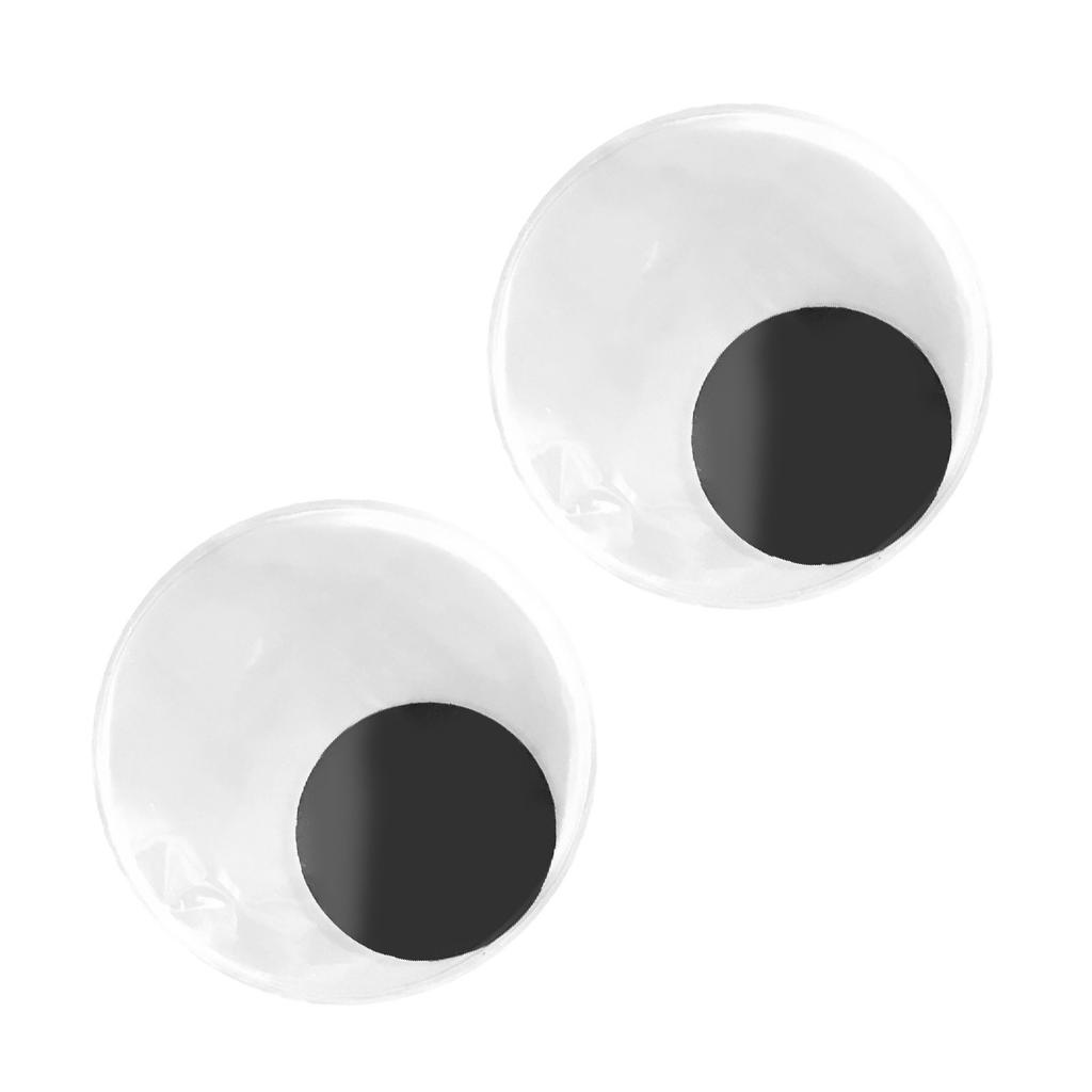 2Pcs Googly Eyes Wiggle Eye Resin Self Adhesive Craft Accessory Home Decoration for Fridge