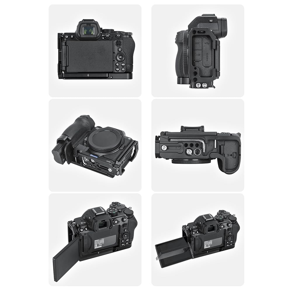 Пластина Leofoto для Nikon, фрезерованная, совместимая с быстросъемными креплениями LPN-Z5II L-образной формы Z5II, совместимая с Arca-Swiss, алюминий 6061-T6,