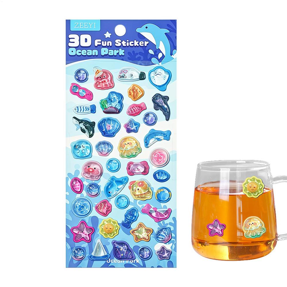 3D Stickers For Scrapbooking And Decoration - Decorative Labels For Smartphones Birthdays Classrooms Business Teacher School