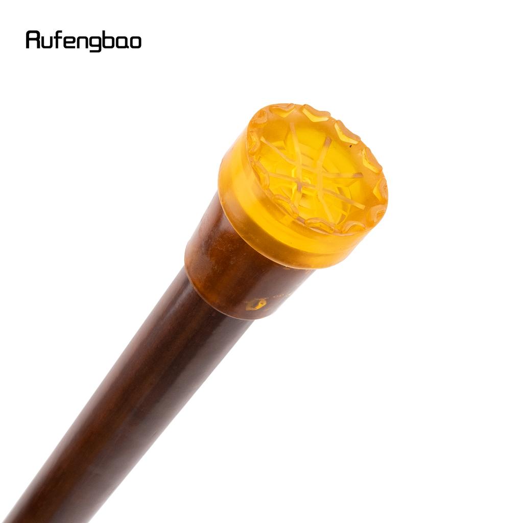 Red Wood Bat Head Wooden Fashion Walking Stick Decorative Cospaly Cane Halloween Mace Crutch Wand Crosier 93cm