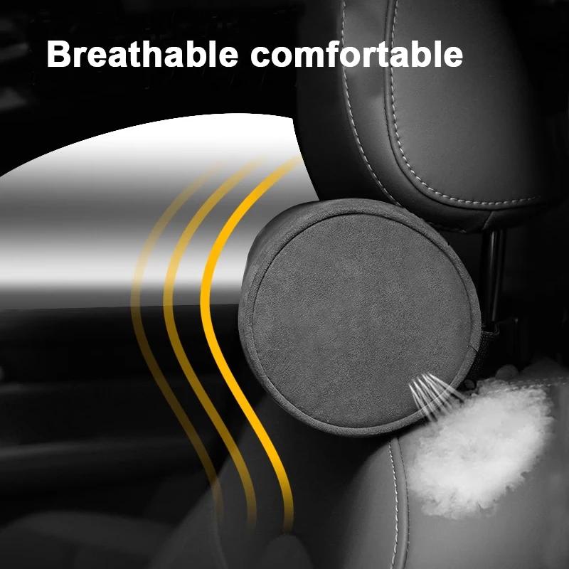 Car Seat Cylindrical Headrest Memory Cotton Neck Pillow For Peugeot 206 307 308 207 3008 208 407 508 2008 W5008 301 406 408 607