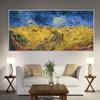 Van Gogh Wheat Field Crows Posters and Prints Impressionist Landscape Oil Painting On Canvas Wall Art Picture for Living Room