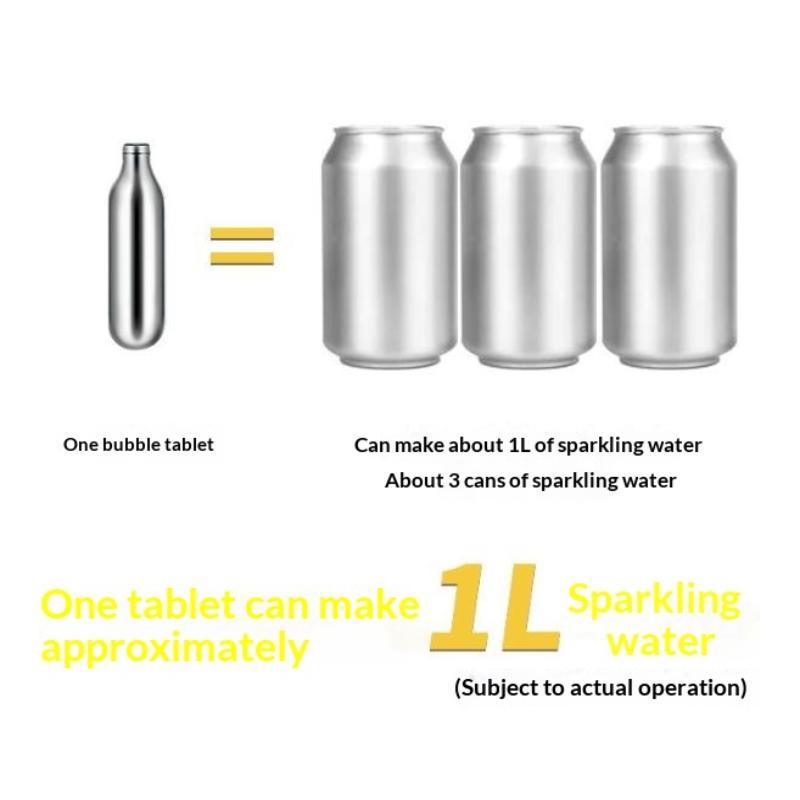 Портативный аппарат для газирования воды Sodaplus Домашний 1л Машины для газированной воды С баллоном CO2 Машина Soda Stream Maker