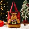 Christmas Gift Bag Santa Claus Snowman Linen Tote Bag Candy Gift Packaging Bag Pouch Party Home Navidad Christmas Decorations