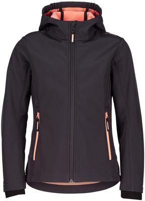 Куртка CMP Girl Softshell Fix Hood Jacket (3A29385N) Girls Jacket Fix Hood (3a29385n-10ut) antracite-salmone