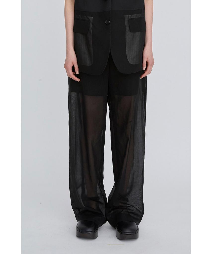 RECODE Layered Sheer Pants Rqpam26530Bkx