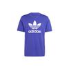 Adidas Adicolor Trefoil Tee Energy Ink Men Streetwear IR7982