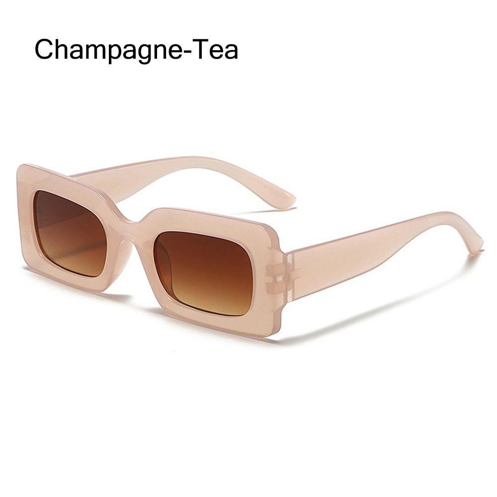 Retro Candy Color Y2K Sun Glasses Sunglasses for Women Men Vintage Shades Rectangle Sunglasses