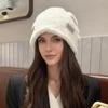 Женские плюшевые шапки-бини Зимние флисовые шерстяные уличные шапки-скулли Женские горро Однотонные теплые ветрозащитные утолщенные шапки Модные мешковатые