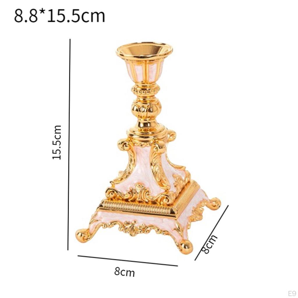Candle Holder Candelabra Craft Decorative Stand Candlestick for Dining Table Living