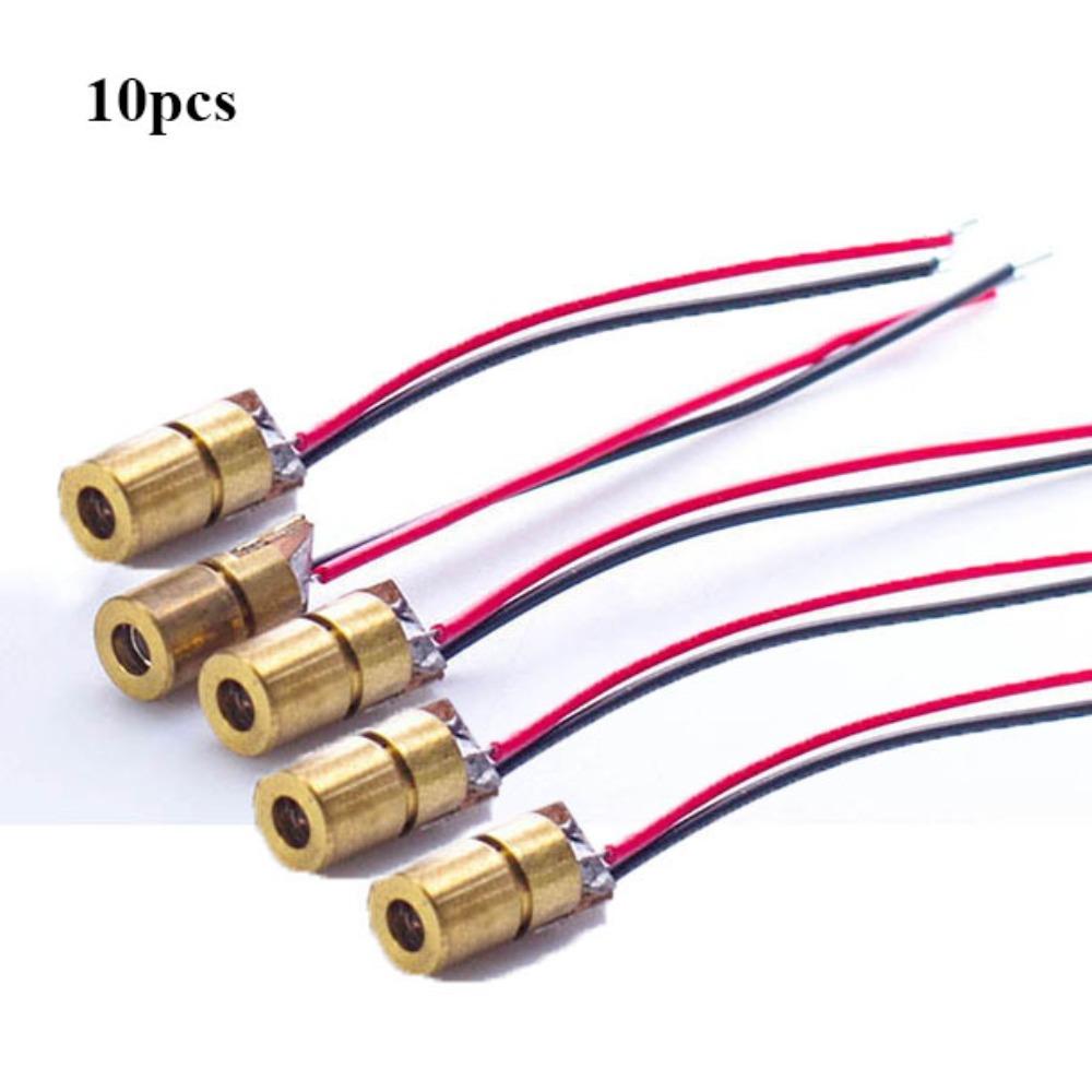 Hot Sale 5 Million Watt Red Sight Adjustable Lasers Laser Diodes Dot Diode Module 650nm 6mm 3V