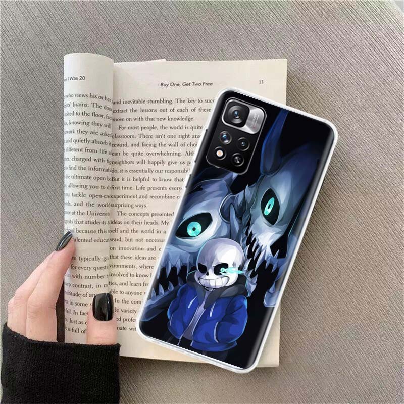 Чехол для телефона Undertale Sans Doggo для Xiaomi Poco X4 F4 GT X3 NFC X5 X6 X7 Pro 5G M5 M5S M3 F5 Mi F6 F3 F2 F1 Чехол Coque Fundas T