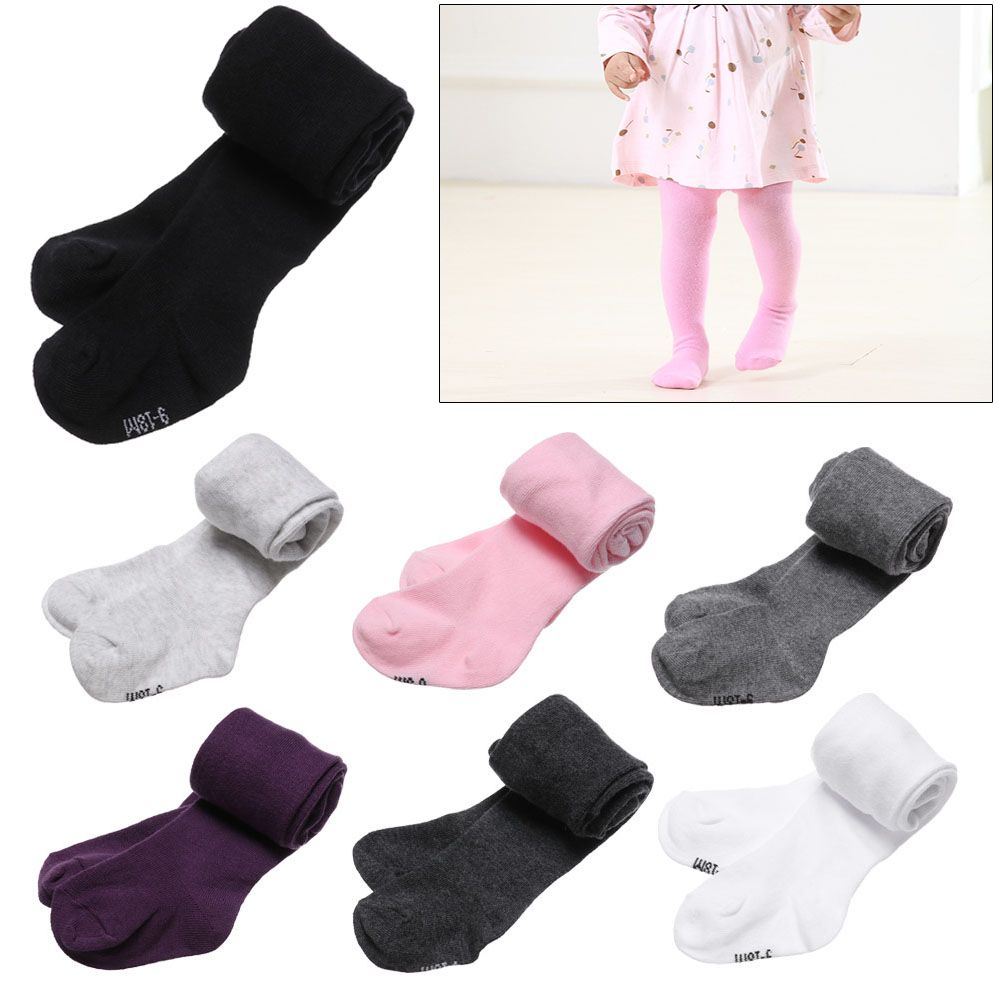 1pcs Kid Autumn Winter Cotton Baby Tights Warm Pantyhose Stockings Candy Color Tight