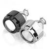 2Pcs Mini Bi Xenon Projector Headlight Lenses 2.5 Inch Retrofit Fit H4 H7 Car Head Lamp Gating Gun Shrouds