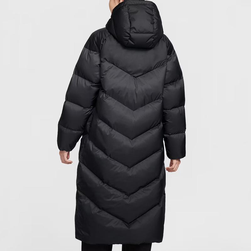 Nike Sportswear Windpuffer Storm-FIT Loose Fit Long Hooded Down Jacket Women Outerwear HV5237-010