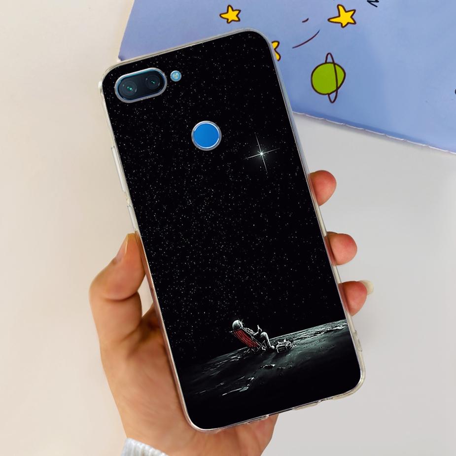 Чехол для Xiaomi Mi 8 Lite Милый Расписной Чехол Прозрачный Силиконовый Чехол для Телефона Для Xiaomi Mi 8 Lite 8Lite Задняя Крышка 6.26'' Fundas Coque