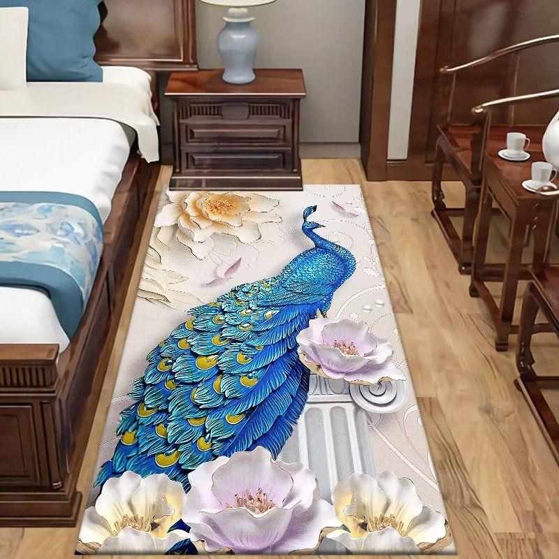 Длинный ковер у кровати, противоскользящий коврик, кухонный коврик, коврик для эркера, универсальный противоскользящий коврик, доступный