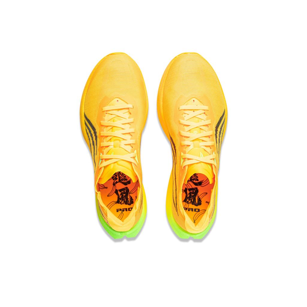 Li Ning Zhi Feng Pro Energy Технология Банан Полная Карбоновая Пластина Профессиональные Соревновательные Марафонские Тренировочные Тестовые Унисекс Кроссовки для Бега ARPV017-16