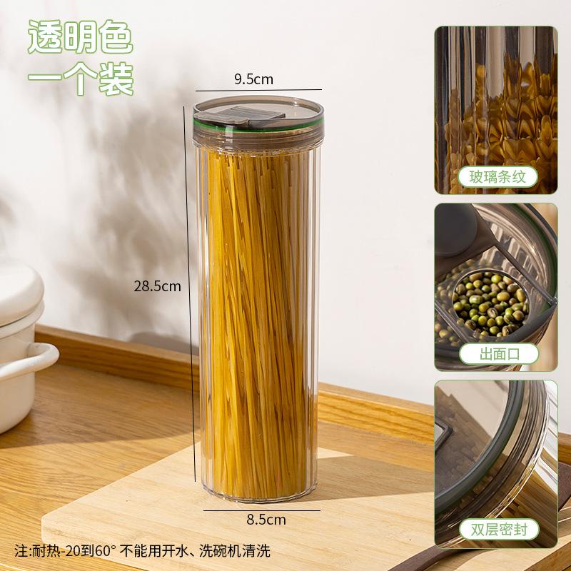 Storage Bucket for Hanging Noodles, Sealed, Specifically Designed for Household Kitchens, Food Grade, Noodle Storage Box, Pasta Storage Tube