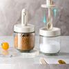 Household Glass Seasoning Bottle Pepper Telescopic Seasoning Jar  for Kitchen