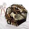 Guitar, Rock Roll Themed Automatic Opening and Closing Umbrella, Brightly Colored 8-rib Portable Umbrella, Suitable for Men and Women, A Per