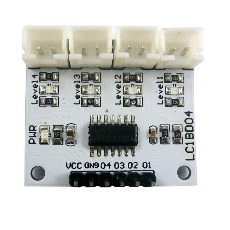 Панель индикатора уровня воды с 4-разрядным дисплеем и контролем для жидкостных датчиков, простая в установке, материал АБС