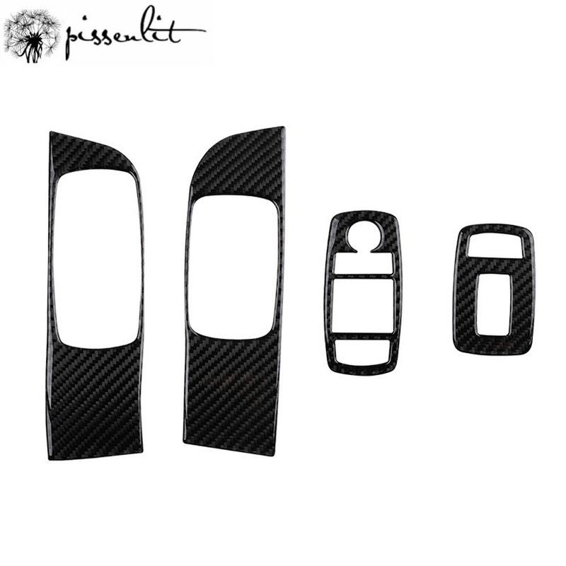 For Dodge Challenge 2015 2016 2017 2018 2019 2020 2024 Accessories Carbon Fiber Interior Rising Window Button Panel Sticker 5D