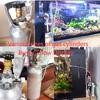Аквариумный DIY CO2 регулятор W21.8/CGA320/G3-4/G5-8/TR21/3-8unf газовая баллонная гайка стыковочного типа клапан понижения давления CO2 для аквариума