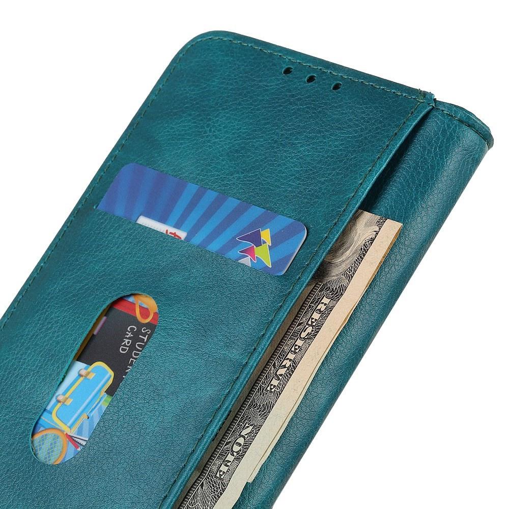 Motorola Edge 50 Fusion 5G Flip Case, Split Leather, Green