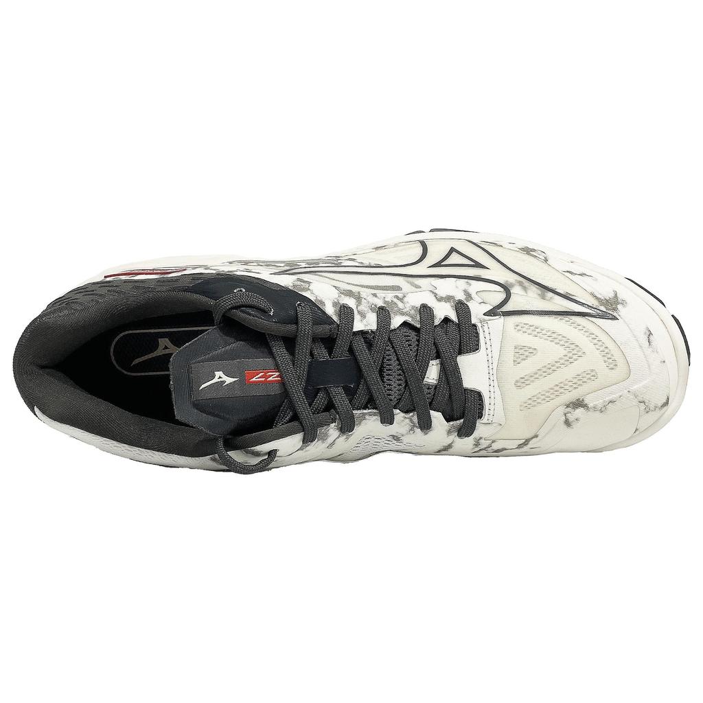 Mizuno Кроссовки унисекс Wave Lightning Z7 Marble White Black Grey V1GA220061