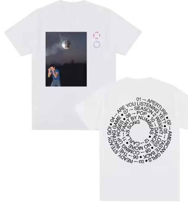 Harry Styles Often Kisses Hunting Wind Style 2026 Album Pattern TShirt For Unisex And Unisex Summer ShortSleeved TShirt